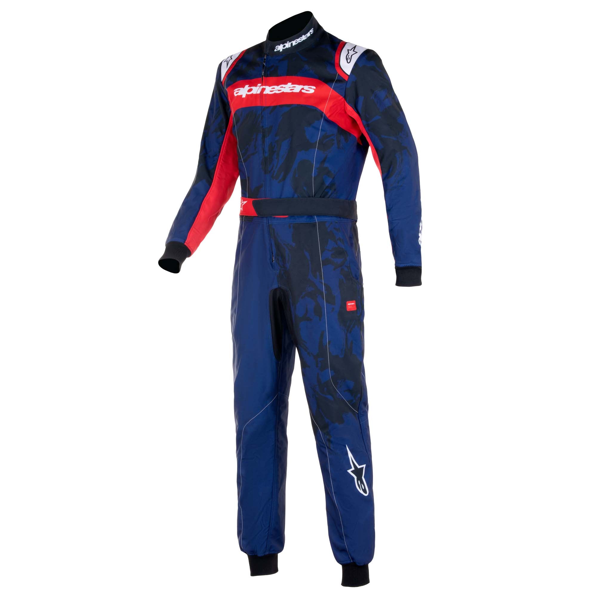 Alpinestars KMX-9 v2 Graph-5 Kart Racing Suit - Navy/Red