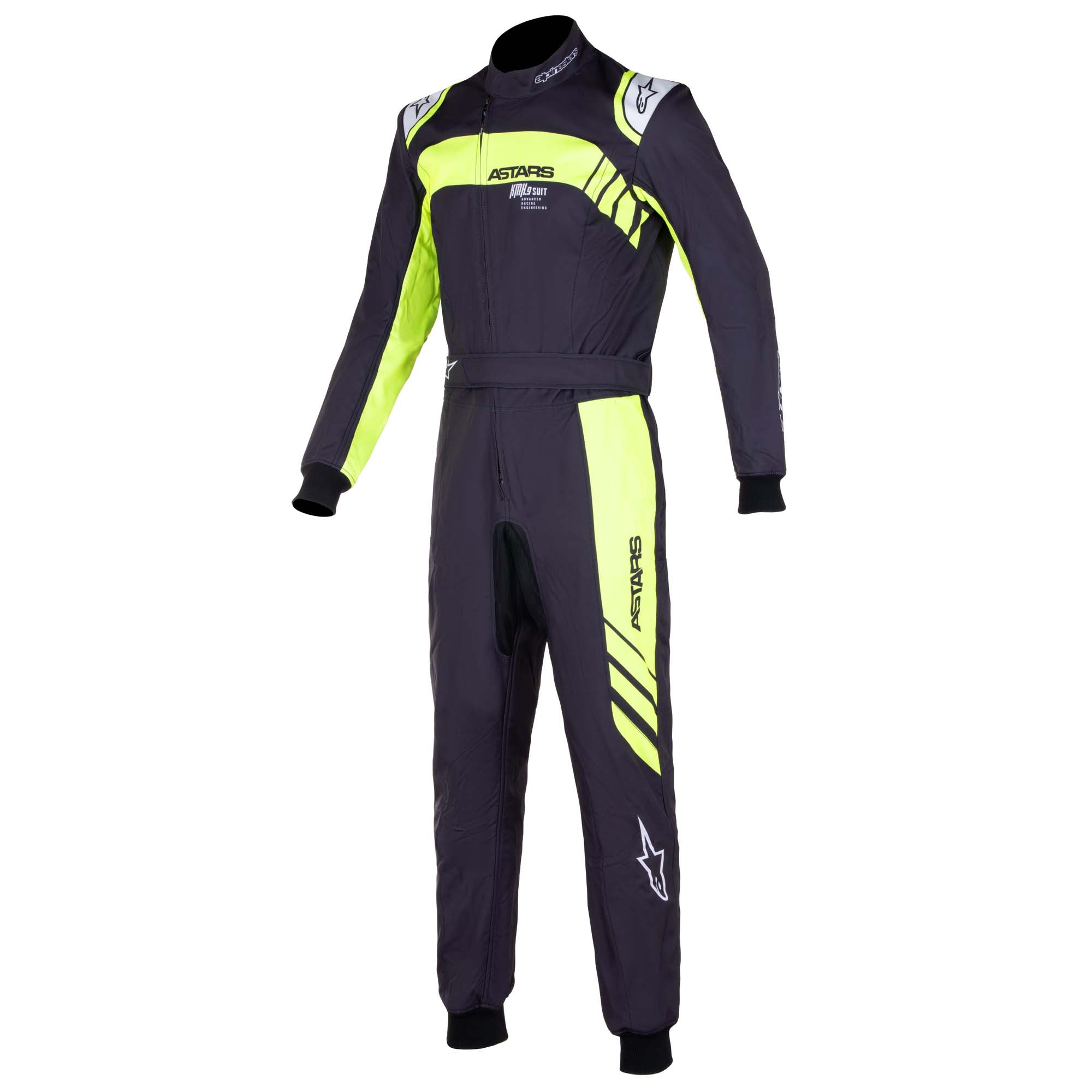 Alpinestars KMX-9 v2 Graph-3 Kart Racing Suit Black/Yellow