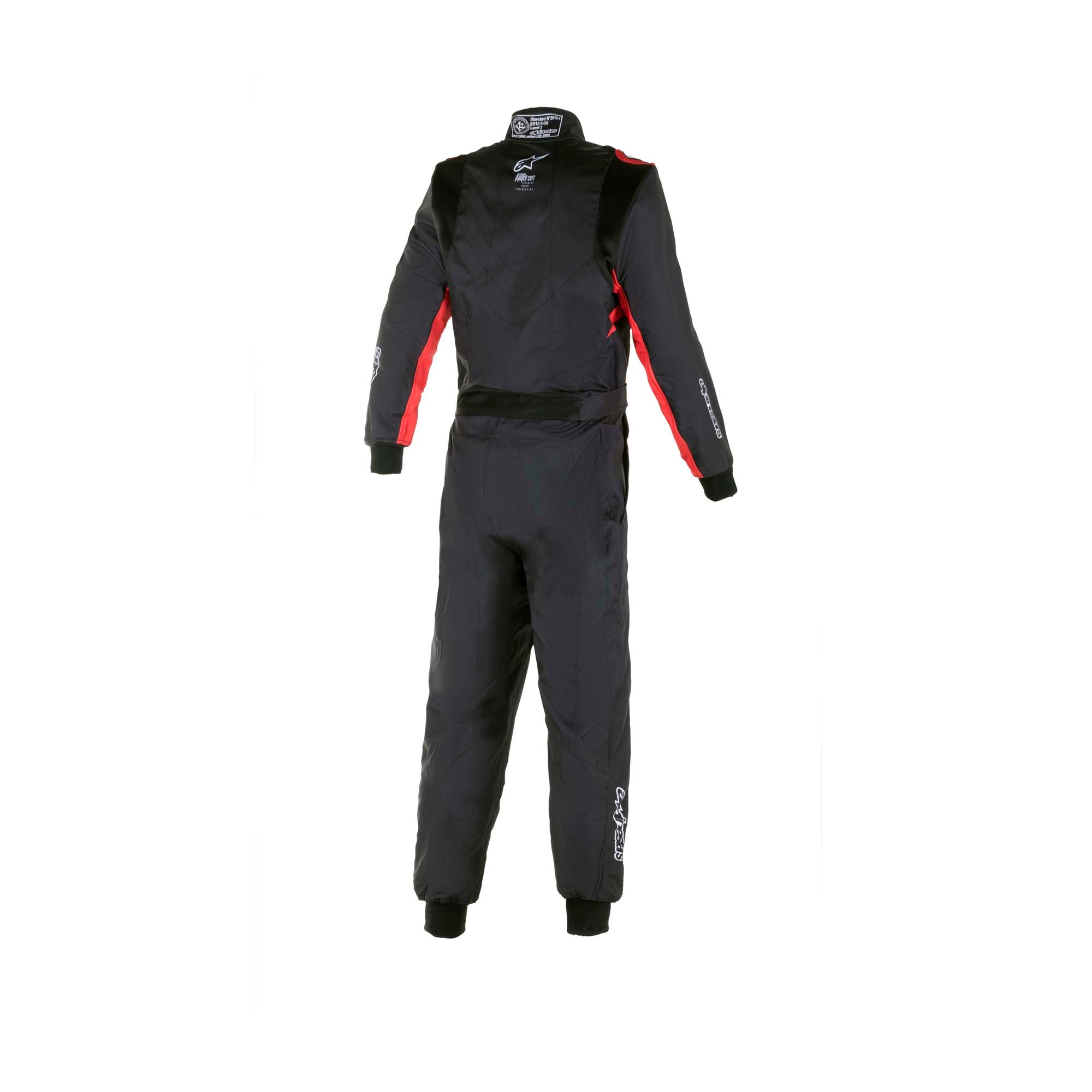 Alpinestars KMX-9 v2 S Graph-3 Youth Kart Racing Suit Black/Red Back