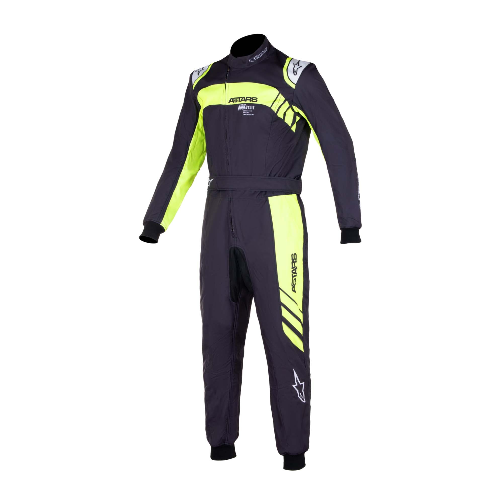 Alpinestars KMX-9 v2 S Graph-3 Youth Kart Racing Suit Black/Yellow