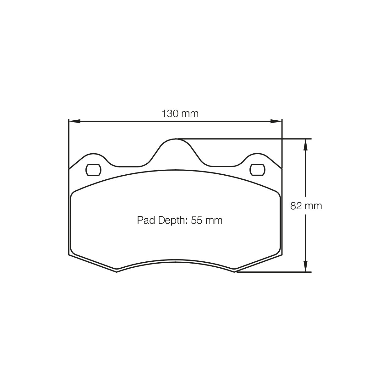 Pagid U-4345 Yellow Racing Pad - RS29 Compound