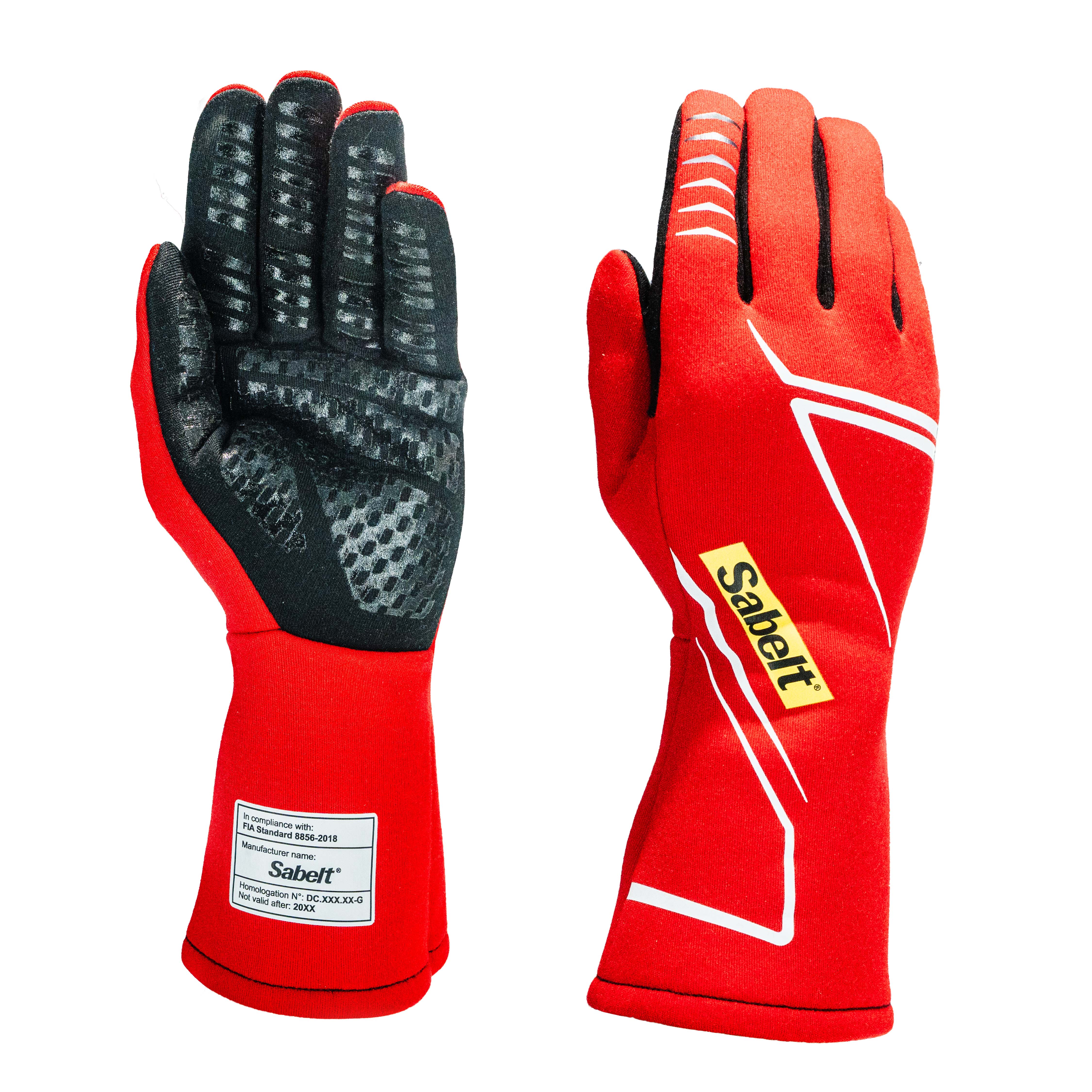 Sabelt Challenge Evo TG-2.2 red FIA 8856-2018 racing gloves