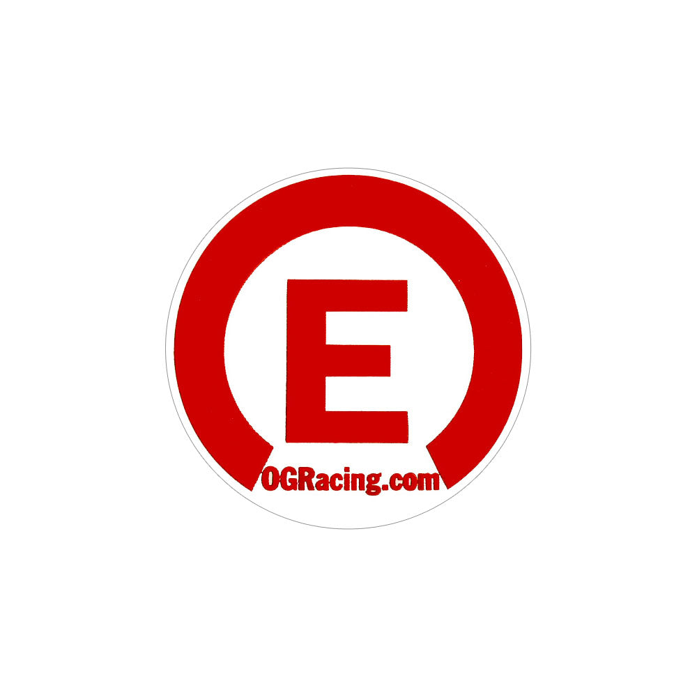 OG Racing Extinguisher "E" Decal