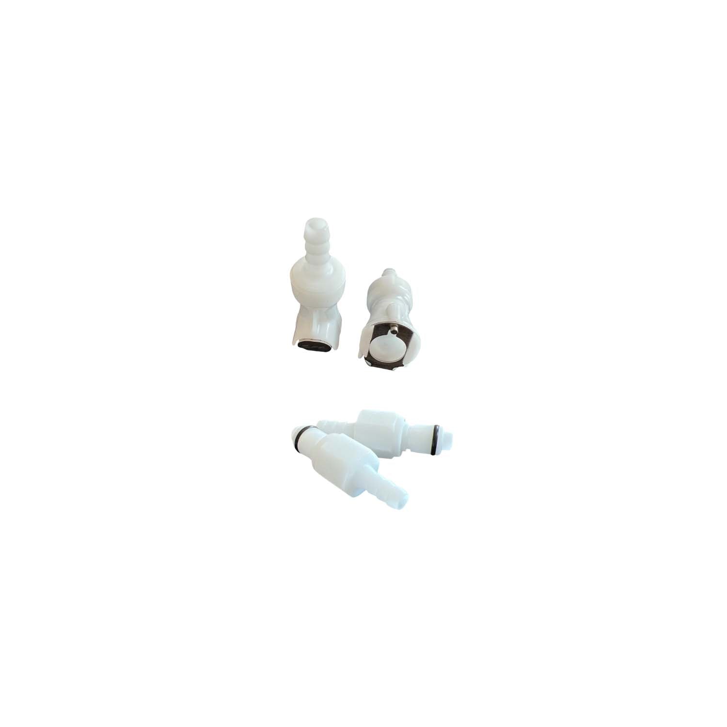 Coolshirt basic drain kit with male and female quick disconnect connectors