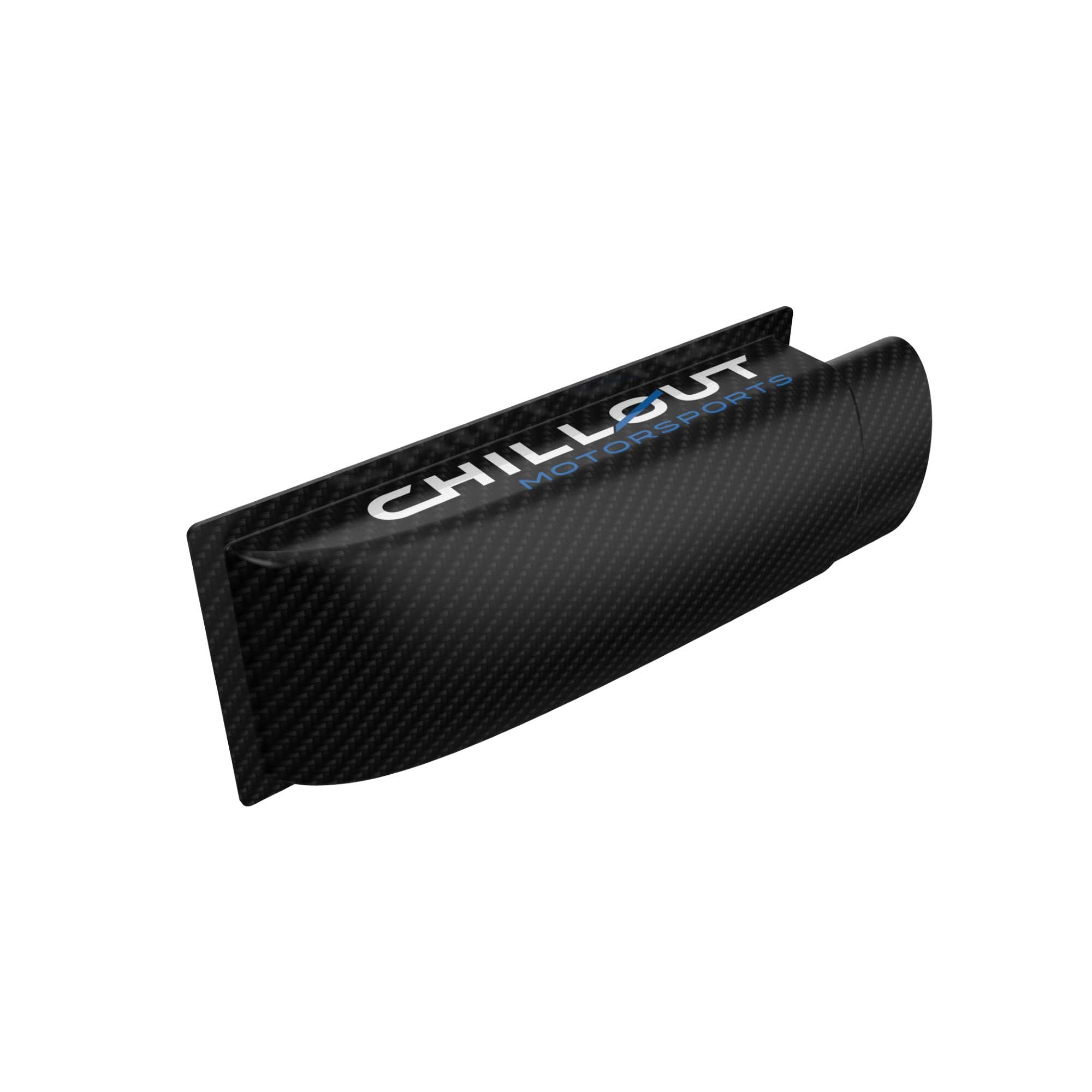 Chillout Systems 3-inch 90-degree ultra slimline carbon fiber intake plenum for Quantum cooling systems