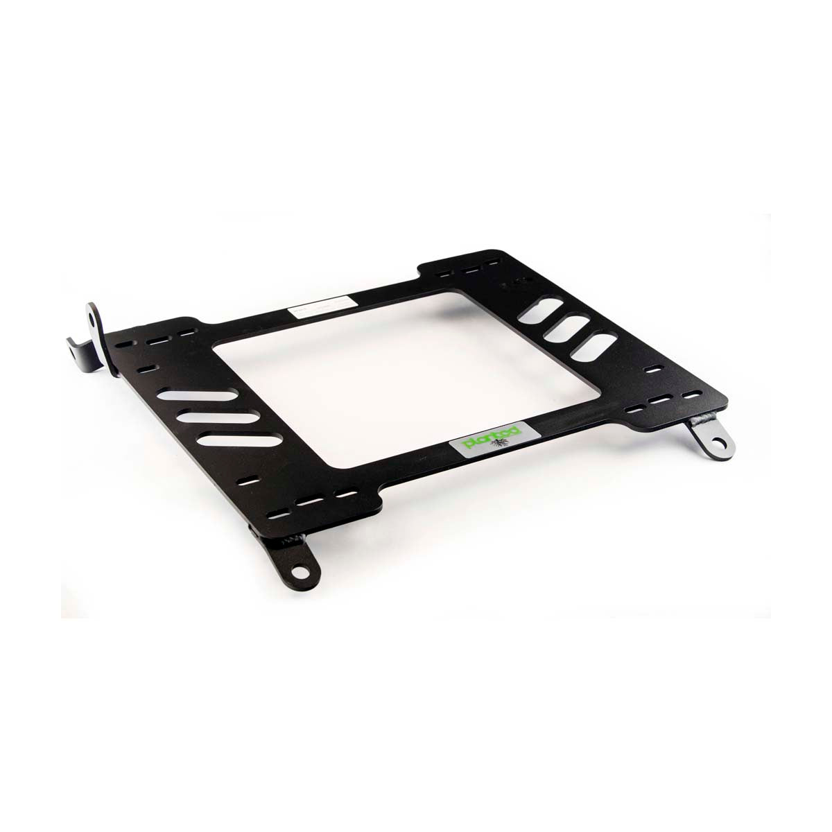Planted seat bracket for 2000-2005 Toyota Celica, driver side, black powder-coated steel