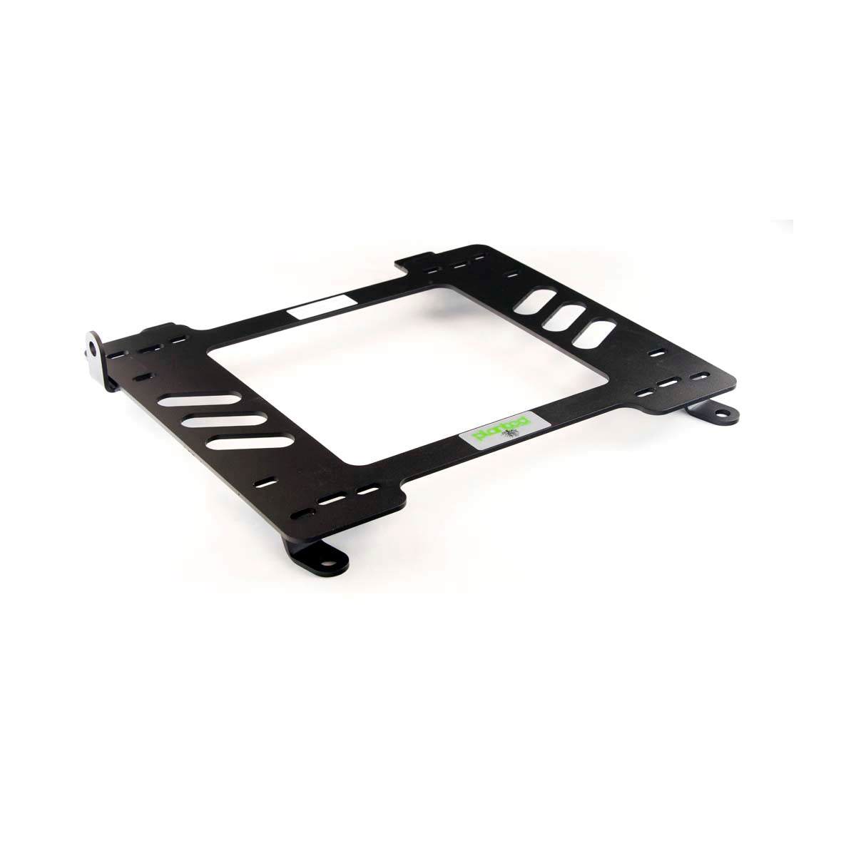 Planted seat bracket for Mercedes CLK (2003-2009) / C-Class Coupe (2000-2007) / C63 AMG (2007-2015), driver side, black powder-coated steel