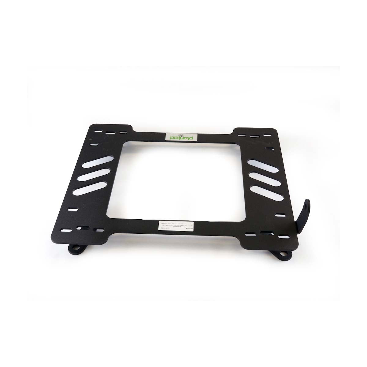 Vehicle-specific floor mounting base for 2001-2013 Mini Cooper (Excluding Countryman), driver side, shown with Planted top plate
