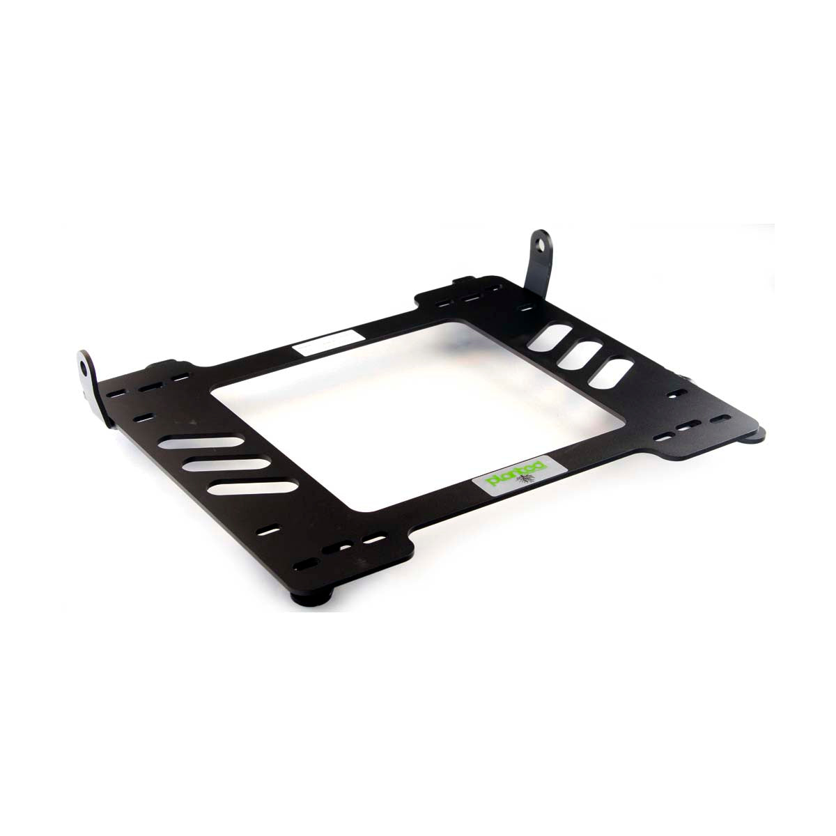Planted seat bracket for 1992-1999 BMW 3 Series Sedan (E36), driver side, black powder-coated steel