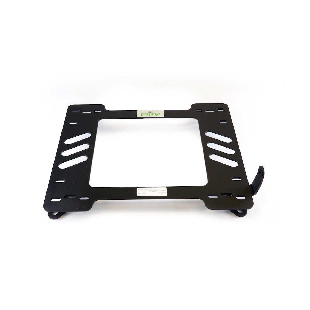 Vehicle-specific floor mounting base for 2008-2016 Hyundai Genesis Coupe, driver side, shown with Planted top plate