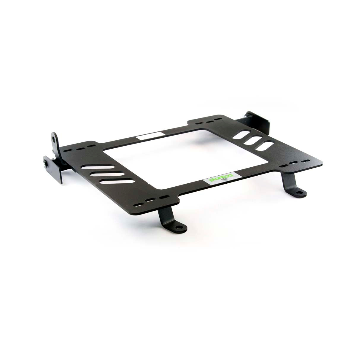 Planted seat bracket for 1991-1994 Audi S4 (C4), driver side, black powder-coated steel