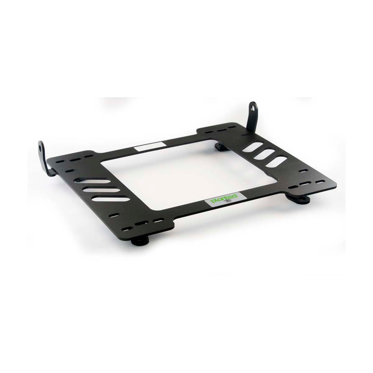 Planted seat bracket for 2007-2018 Jeep Wrangler JK 4-Door, passenger side, black powder-coated steel