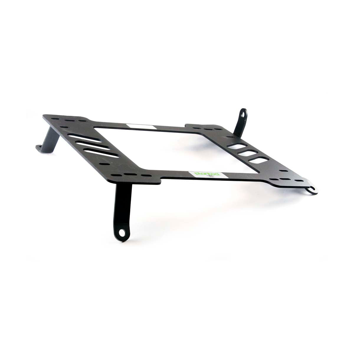 Planted high-mount seat bracket for 2007-2010 Nissan GT-R, passenger side, black powder-coated steel