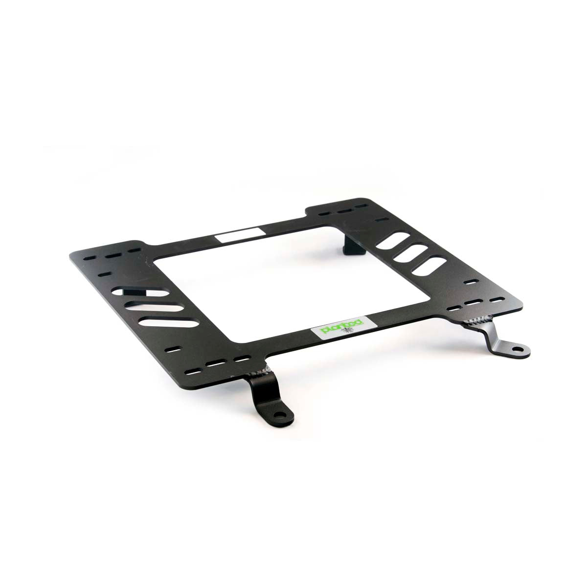 Planted seat bracket for 1964-1967 Oldsmobile Cutlass, driver side, black powder-coated steel