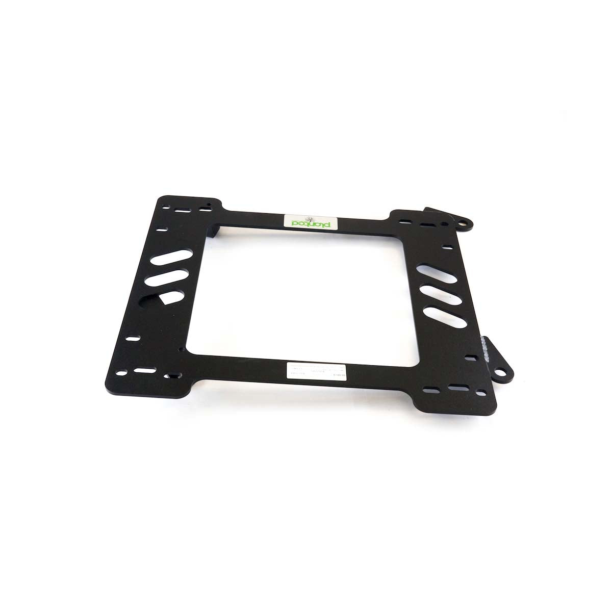Planted seat bracket for 1970-1974 Plymouth Barracuda, passenger side, black powder-coated steel