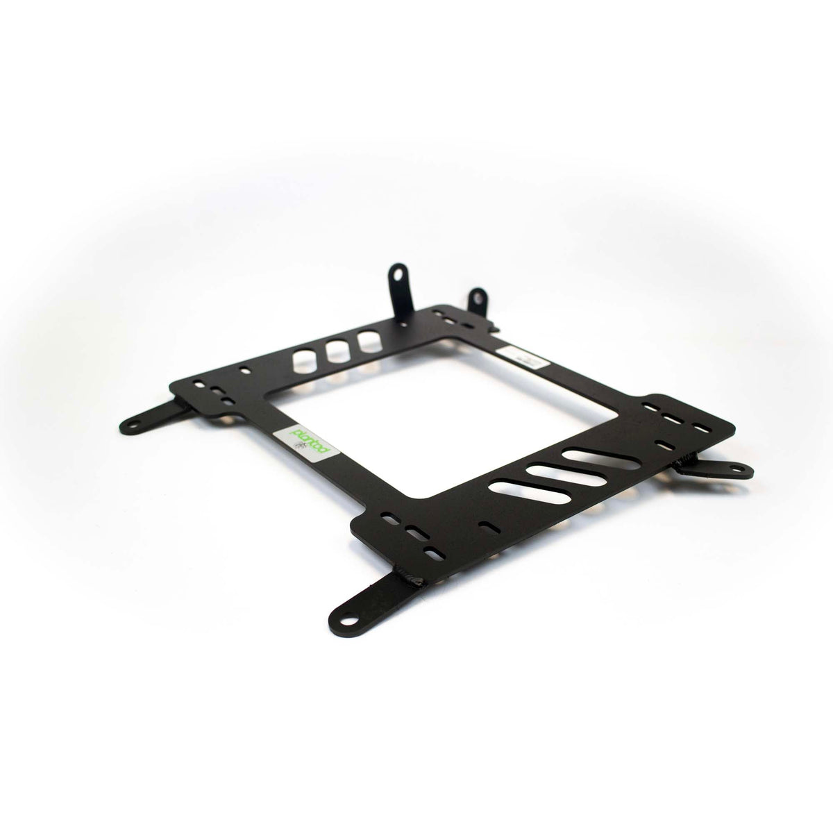 Planted seat bracket for 2010-2013 Mazda 3 / Mazdaspeed 3, driver side, black powder-coated steel