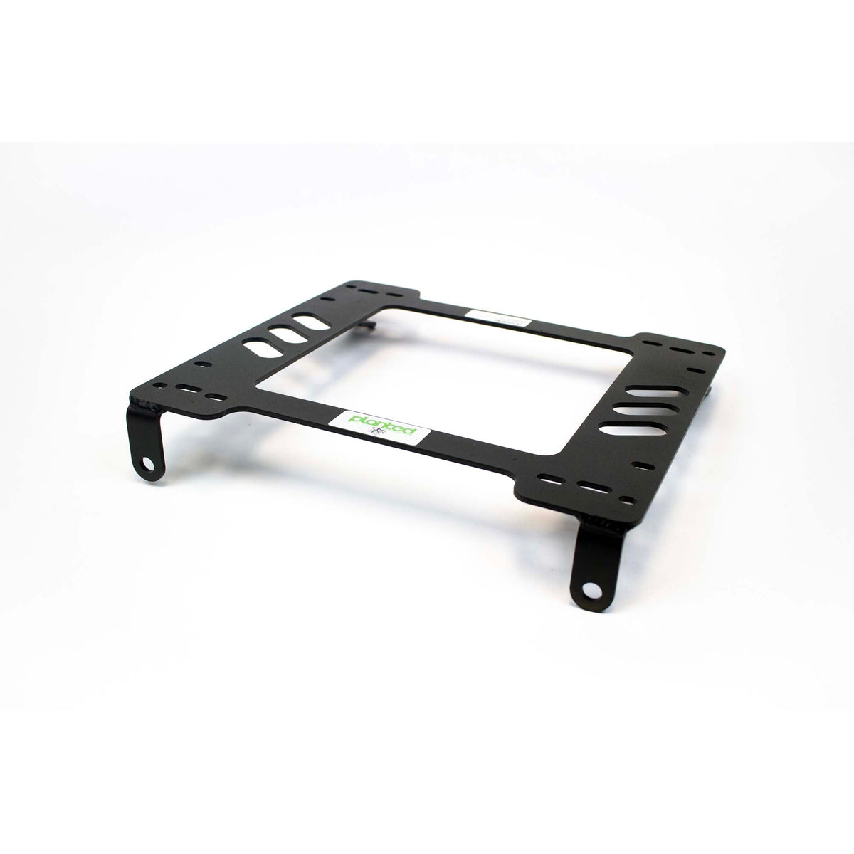 Planted seat bracket for Toyota Land Cruiser 60 Series (J60, 1980-3/1986), passenger side, black powder-coated steel
