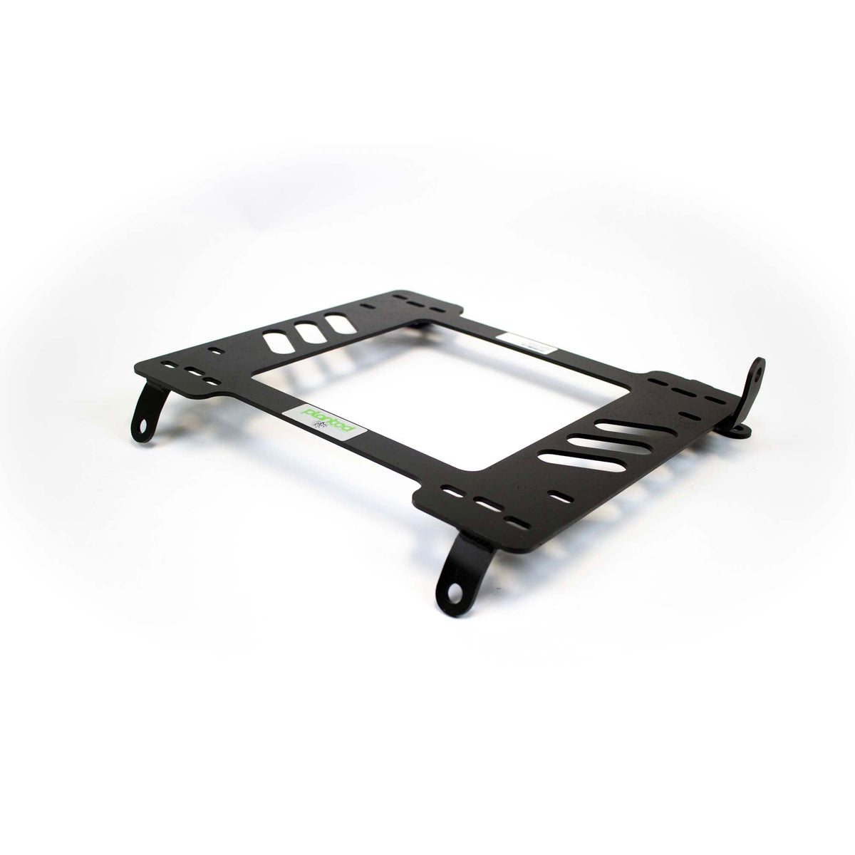 Planted seat bracket for 2003-2007 Honda Accord 2-Door, passenger side, black powder-coated steel