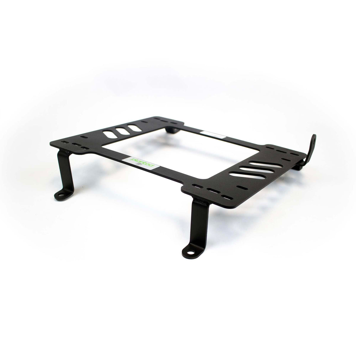 Planted seat bracket for 2015+ Ford F-150 (13th Gen), passenger side, black powder-coated steel