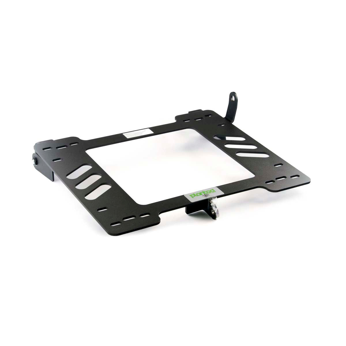 Planted seat bracket for 1980-1991 Audi Quattro, passenger side, black powder-coated steel