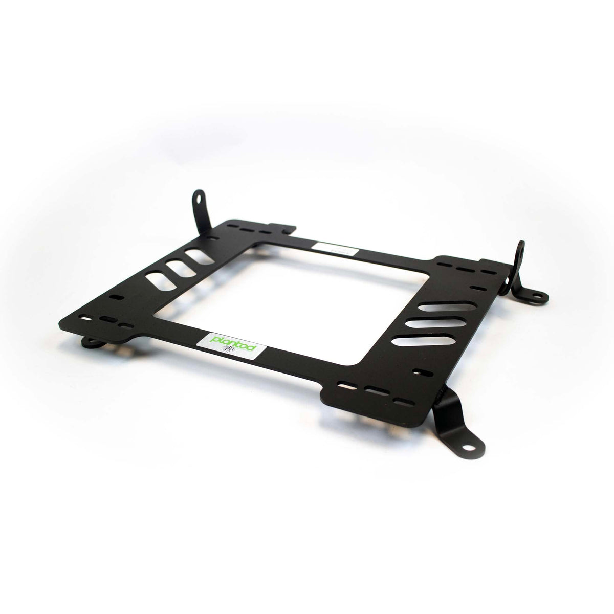 Planted seat bracket for 2015+ VW Passat (B8), driver side, black powder-coated steel