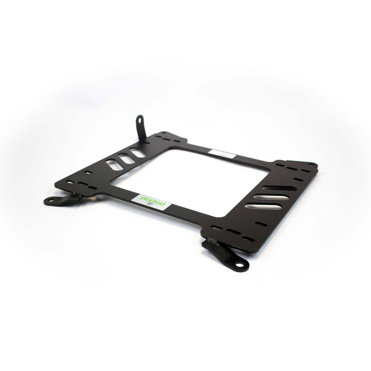 Planted seat bracket for 2016-2020 Hyundai Elantra (6th Gen), driver side, black powder-coated steel