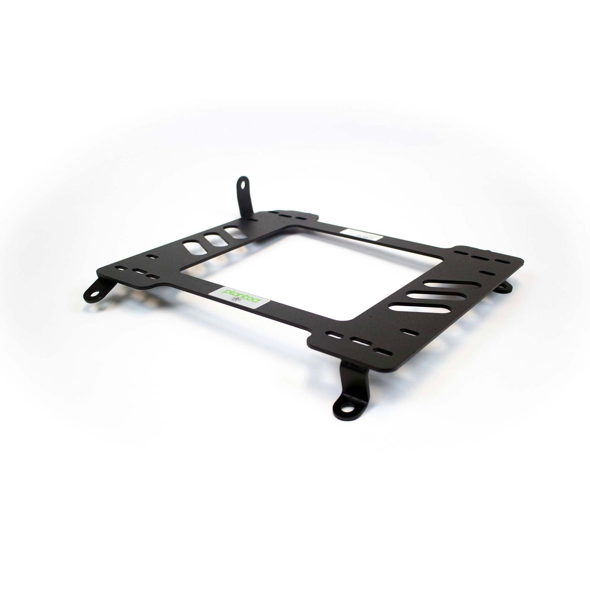Planted seat bracket for 1991-1999 Mitsubishi 3000GT, driver side, black powder-coated steel