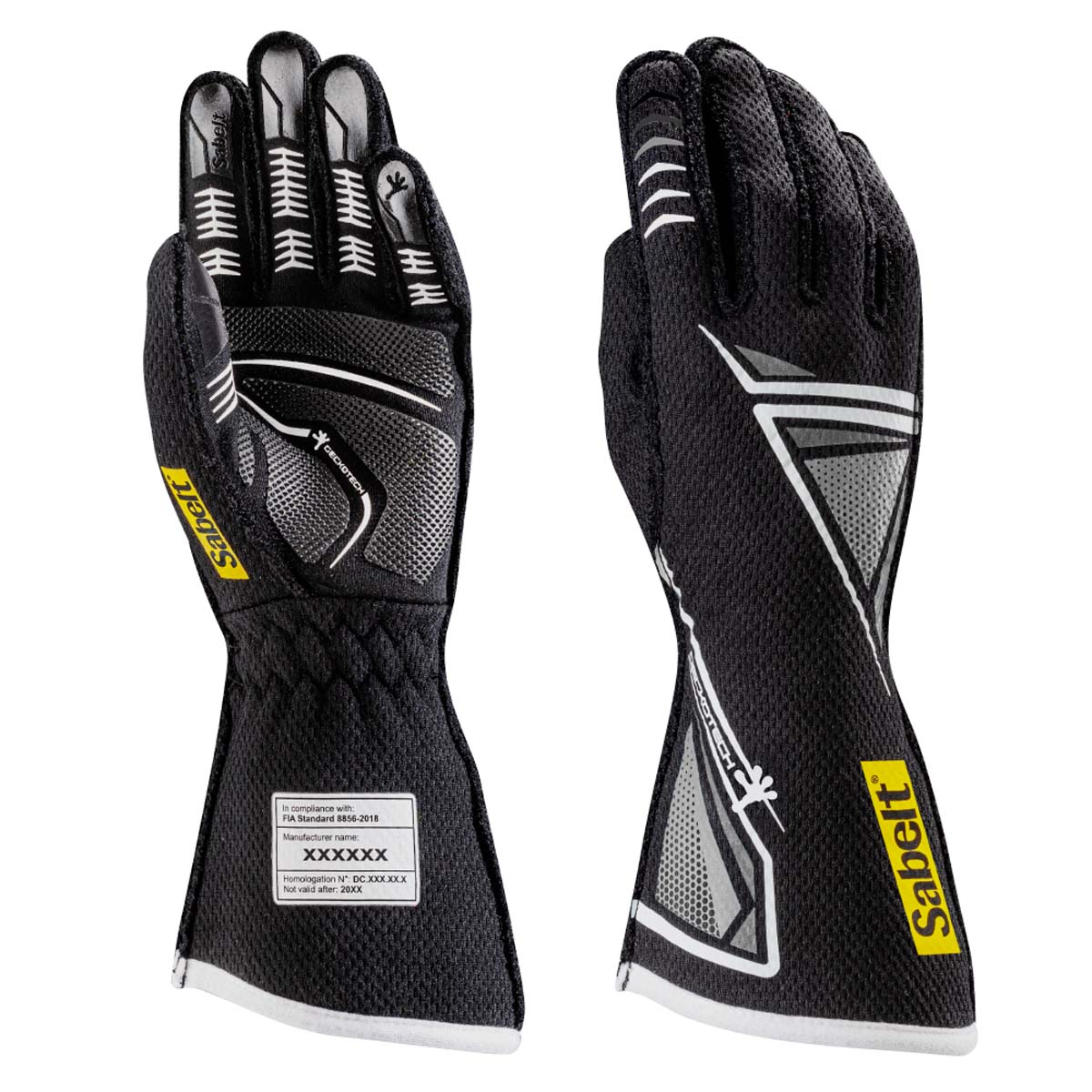 Sabelt Hero Geckotech TG-11 black FIA 8856-2018 racing gloves