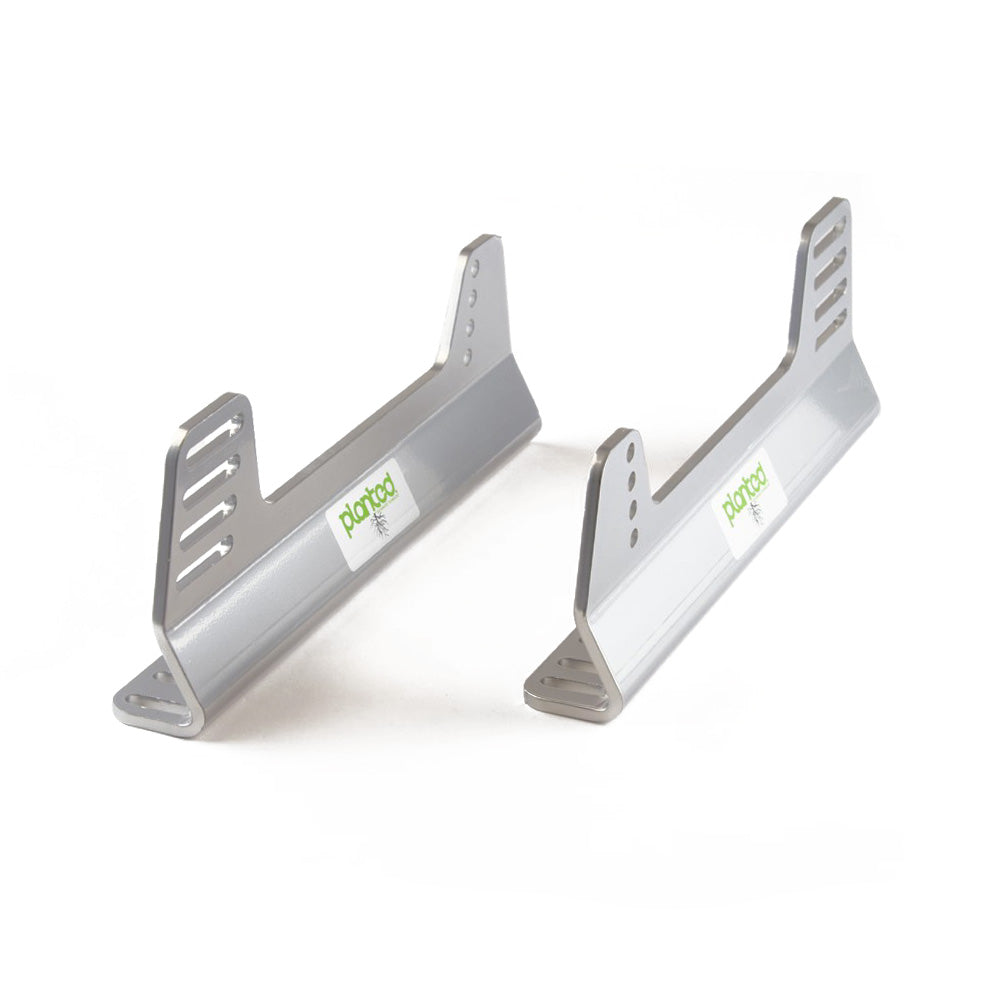 Planted Offset Aluminum Seat Side Mount Bracket - Grey