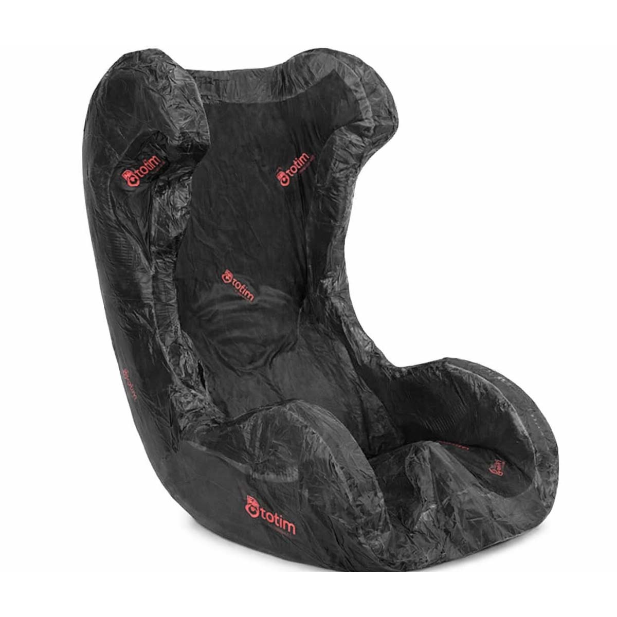 Totim Racing custom foam seat insert kit 120 × 90 cm in FIA fire-resistant bag, best for GT car seats, vibration absorption, and custom fitment.